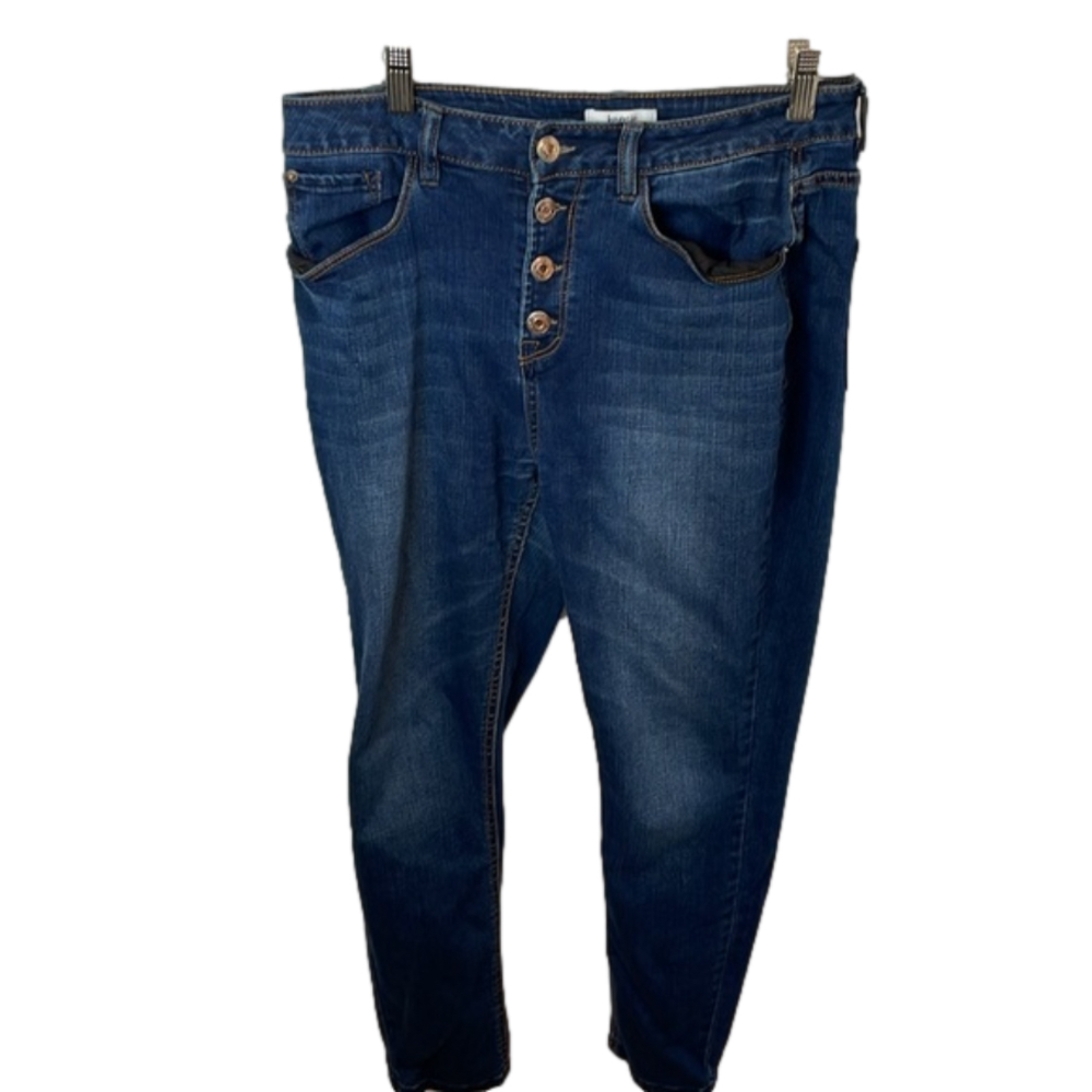 Size 8 (29) ~ Kensie ~ Women's Metal Button Front Skinny Jeans